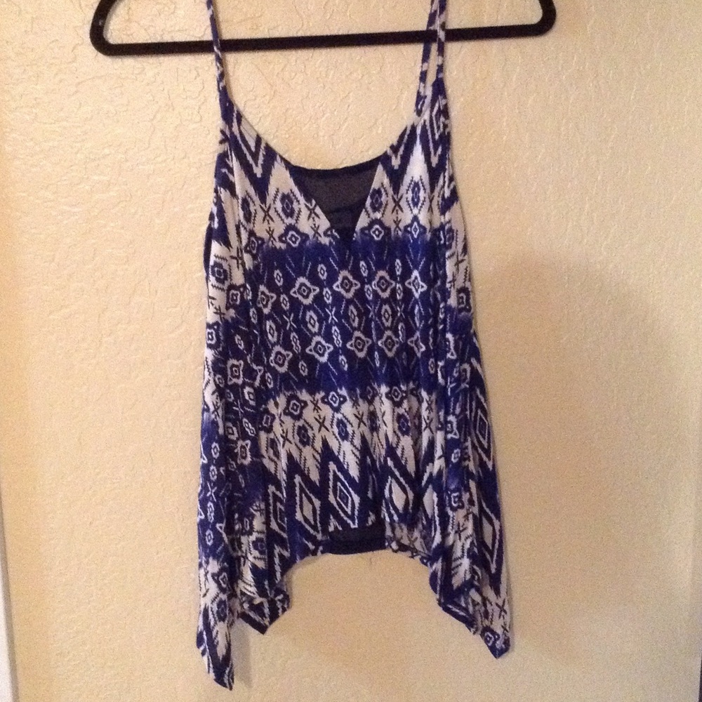 | Blue Flowy Tank |